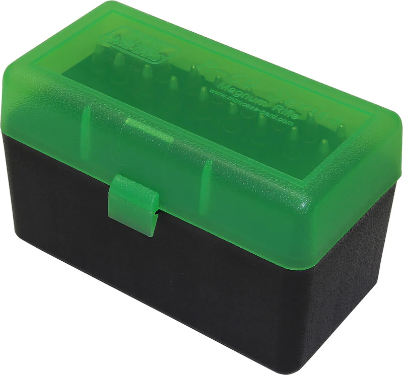 MTM 50RD AMMO BOX RIFLE SML 22-250 / 6mmBR