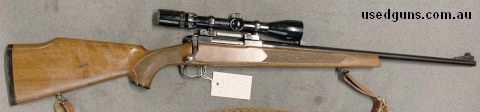TIKKA LSA55 .222 IN VERY GOOD CONDITION. COMES WITH SLING, BRIDGE MOUNT AND BUSHNELL BANNER 3-9X40. BORE AND BOLT ARE EXCELLENT. $590 PLUS POST