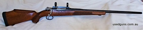 Timney trigger, Varmint weight barrel groups well off the bench in a great calibre. Will not respond to Emails without your phone number Allow $50 for post