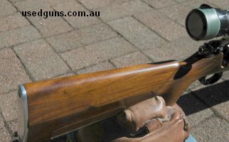 Anschutz trigger, heavy walnut aftermarket stock with polished metal buttplate Muzzle weight, set up for 200 fly, weigh is 5kgs very accurate, and also handles 