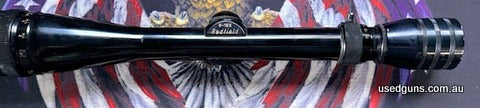 Older steel tube Redfield made in USA. I‚Äö√Ñ√¥d guess late 70‚Äö√Ñ√¥s early 80‚Äö√Ñ√¥s. Still nice and clear but has some marks on ocular. 6-18x40 adjustable o