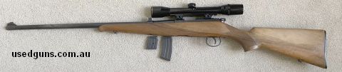 BRNO 22LR IN GOOD CONDITION AND VERY SOUGHT AFTER RIFLE. SCOPE - NIKKO STIRLING SILVER CROWN MOUNT CHIEF 4X32 MADE IN JAPAN - MAGAZINES - 1 X 5 SHOOT & 1 X 10 S