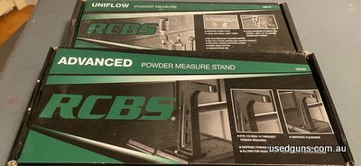 RCBS powder measure and stand for sale. Very accurate thrower. $15 post Aus wide.