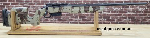 ULTIMATUM U-300 IN 6MM BR,  SWAN REMINGTON VARMINT PROFILE BARREL- 1:8 TWIST 26".   BELL AND CARSON A5 STOCK FULLY ADJUSTABLE