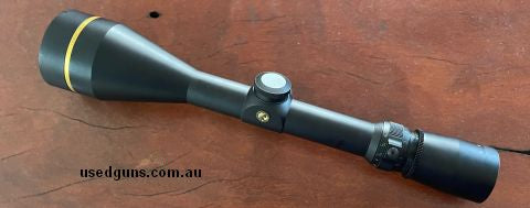 Rugged, practical and reliable. This is a great hunting scope. This Leupold VXIII is the Boone & Crockett edition with a nice reticle that allows easy holdovers