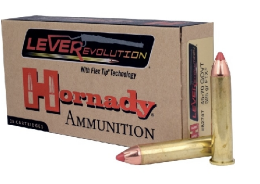 Hornady 45-70 Govt 325 grain FTX Leverevolution