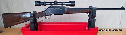 Browning lever action BLR 81made in Japan, action and bore are in very good condition having fired very few rounds, trigger has been lighten professionally by g