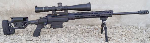 Very good condition has seen 400 rounds . Fixed stock 308 with 20 inch barrel . 2 mags and hard case .