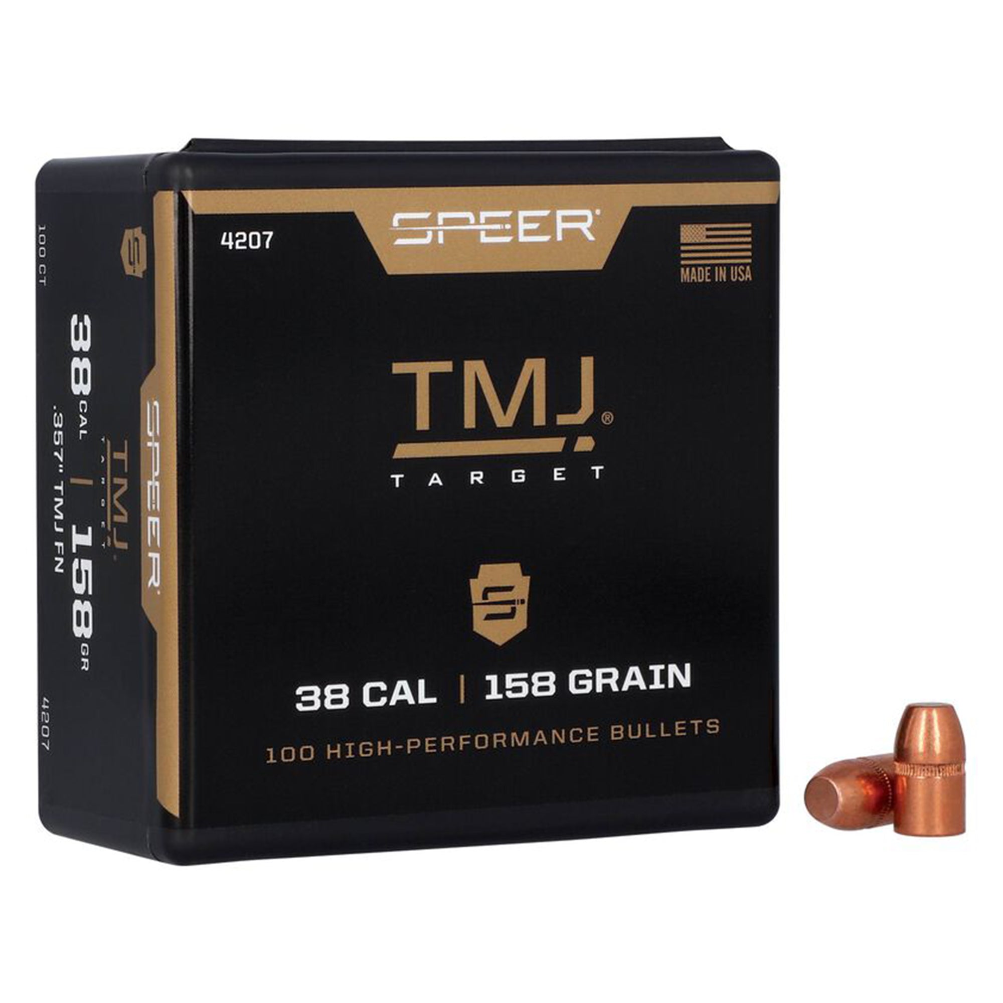38 Cal 158gr TMJ