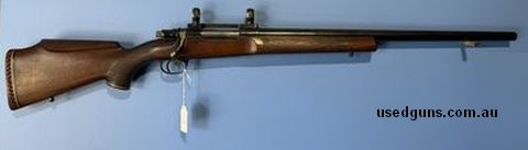 Custom Mauser 270W that was built by W. Marden. Has a bridge mount with 25mm rings. It has Finland on the barrel so presume it was a factory Sako barrel.