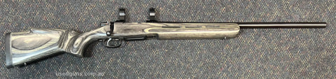 CZ 550 Varmint Laminate 308 in Excellent condition. Appears unfired. 26" Heavy barrel, laminated varmint stock with ventilated fore-end. Set trigger and detacha