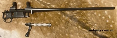 6.8 SPC Barrelled action with bolt, trigger and bottom metal. Complete firearm minus the stock. Stock is being kept for another project. Reminton blue printed a