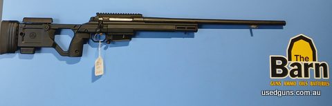Lithgow LA105 'Woomera' 308W in excellent condition. Comes with manual and different grips. No muzzle break. Has a pic rail.