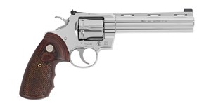 COLT
PYTHON TALO
LIMITED EDITION
357 MAGNUM
6 SHOT
6" BARREL
HIGH POLISHED STAINLESS STEEL
BRASS BEAD FRONT SIGHT
ADJUSTABLE REAR SIGHT
COLT ROSEWOOD GRIPS WITH
SNAKE SCALE CHECKERING

SPECIAL NEW $2990
