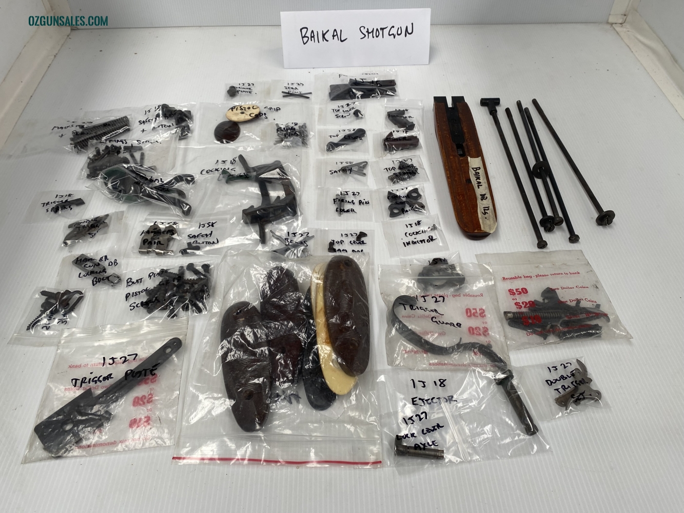 Baikal shotgun parts bundle.