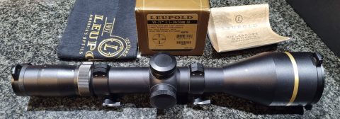 LEUPOLD VX-7L 3.5-14x56 LR VERY GOOD TO EXCELENT CONDITION. COMES IN ORIGINAL BOX WITH WARNE QD RINGS. 34mm TUBE. GREAT VARMINT SCOPE WITH LEUPOLD LIFETIME WARR