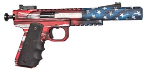 VOLQUARTSEN
VC3SN‑0456
1911 SCORPION - USA
22LR, 10 SHOT
CASED WITH TWO MAGS
6" BARREL WITH COMPENSATOR
CUSTOM CERAKOTE FINISH
HOGUE GRIPS

SPECIAL NEW $2490