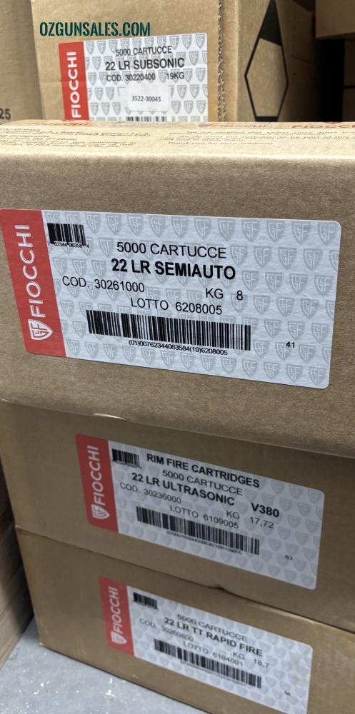 Fiocchi 22LR Ammo