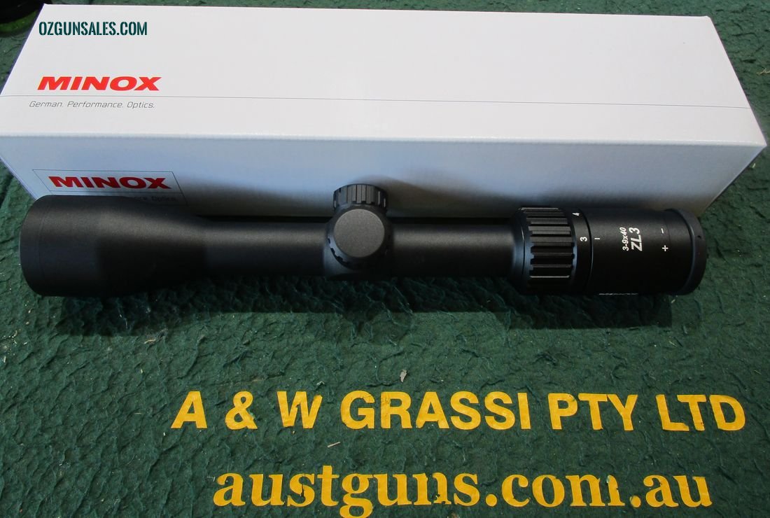 MINOX 3-9X40 SCOPE DUPLEX RETICLE...NEW!!