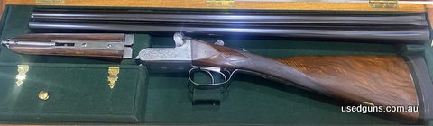 Excellent condition SxS bird gun Comes with fully lined traditional mahogany gun case