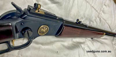 Marlin 39CL (Century Limited). Very good to excellent condition. Superb timber. Octagonal barrel. Built 1970. Skinner sights fitted. Feeds, cycles and ejects pe