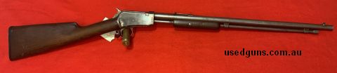 Hi here‚Äö√Ñ√¥s a great little Winchester model 1906 pump action rifle.it only takes   short 22 Ammo.  rifle works good and is a lot of fun. a great one for aro