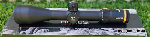 Horus HoVR 5-20x50 F1, 30mm tube, matte black, Tremor 5 MIL-radian reticle. Brand new scope, never been used or mounted, comes with original box and paperwork, 