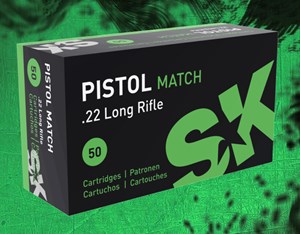 SK
SK420114
PISTOL MATCH
22LR, 40GR, LRN
AMMUNITION

$14.90 /PER 50
$134.10 /PER 500
$1249 /PER 5000