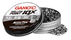 GAMO
GA10X177
ACCUTEK 10X
177CAL
HOLLOW POINT
AIR RIFLE PELLETS

$9.90 /PER 500
$89.90 /PER 5000