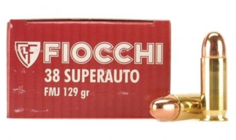 Fiocchi 38 Super Auto FMJ