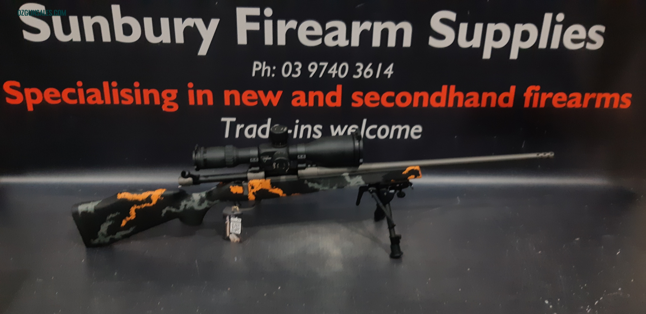 Weatherby Vanguard 308W with Trijicon Scope A-452