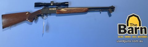 Browning pump action 22 WMR package. Is in very good condition, comes with windage adjustable mounts, a Bushnell sports view scope that is crystal clear. Retain
