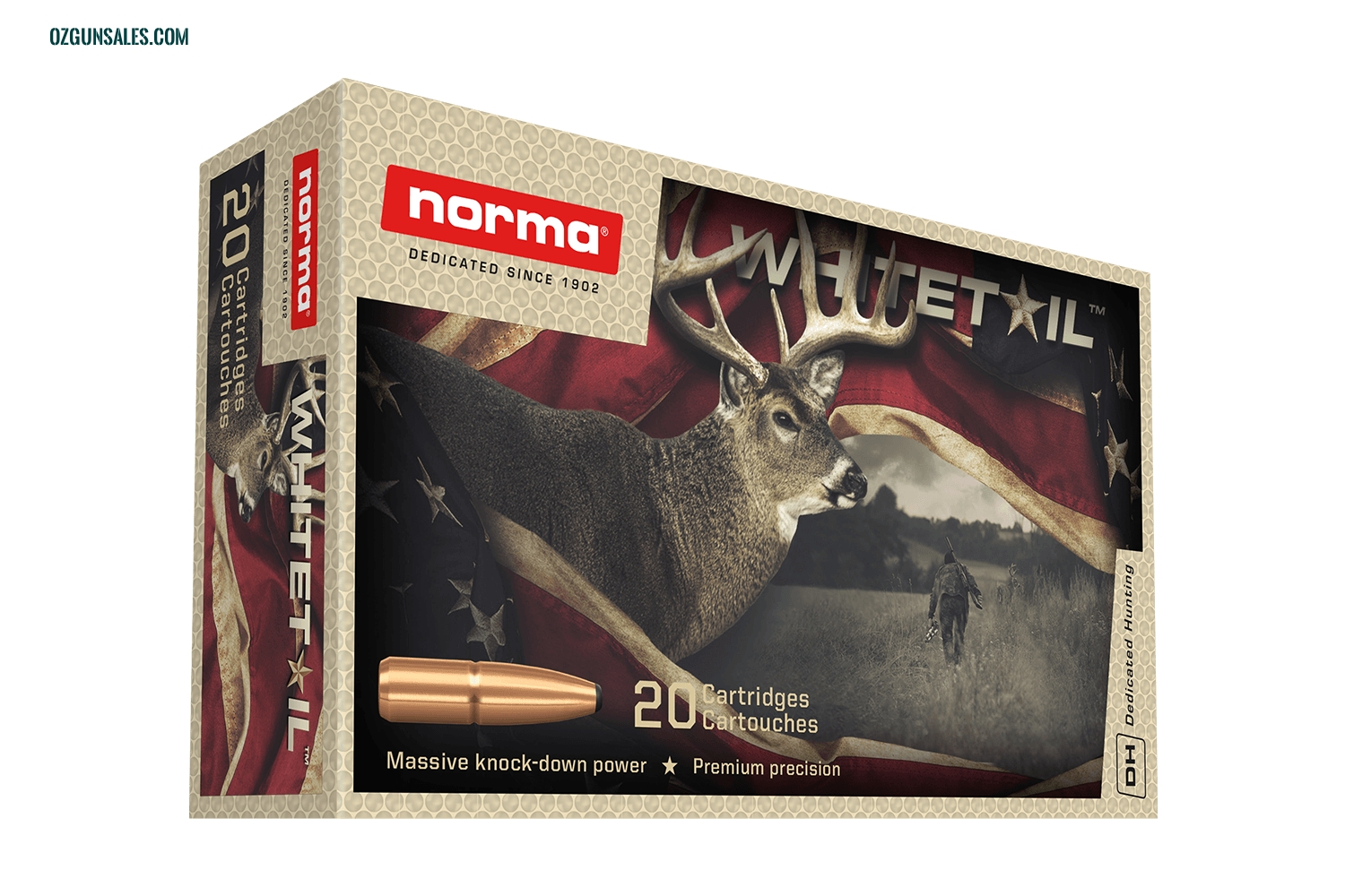 Norma 30-06SPRG 150gr Whitetail SP 200 Rounds