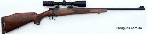 1981 model Brno ZKK 601 in 223. Very clean bore and boltface. Stock is excellent. Metalwork cerakoted matte black. Comes with Hillver mounts and a Pentax Whitet