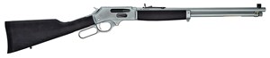 HENRY 
H009GAW
ALL WEATHER
30-30
5 SHOT
LEVER ACTION
INDUSTRIAL HARD CHROME SATIN FINISH
20" BARREL
SEMI BUCKHORN REAR SIGHT
WITH DIAMOND 
BRASS BEAD FRONT SIGHT
STAINED HARDWOOD STOCK & FOREND

NEW $2290