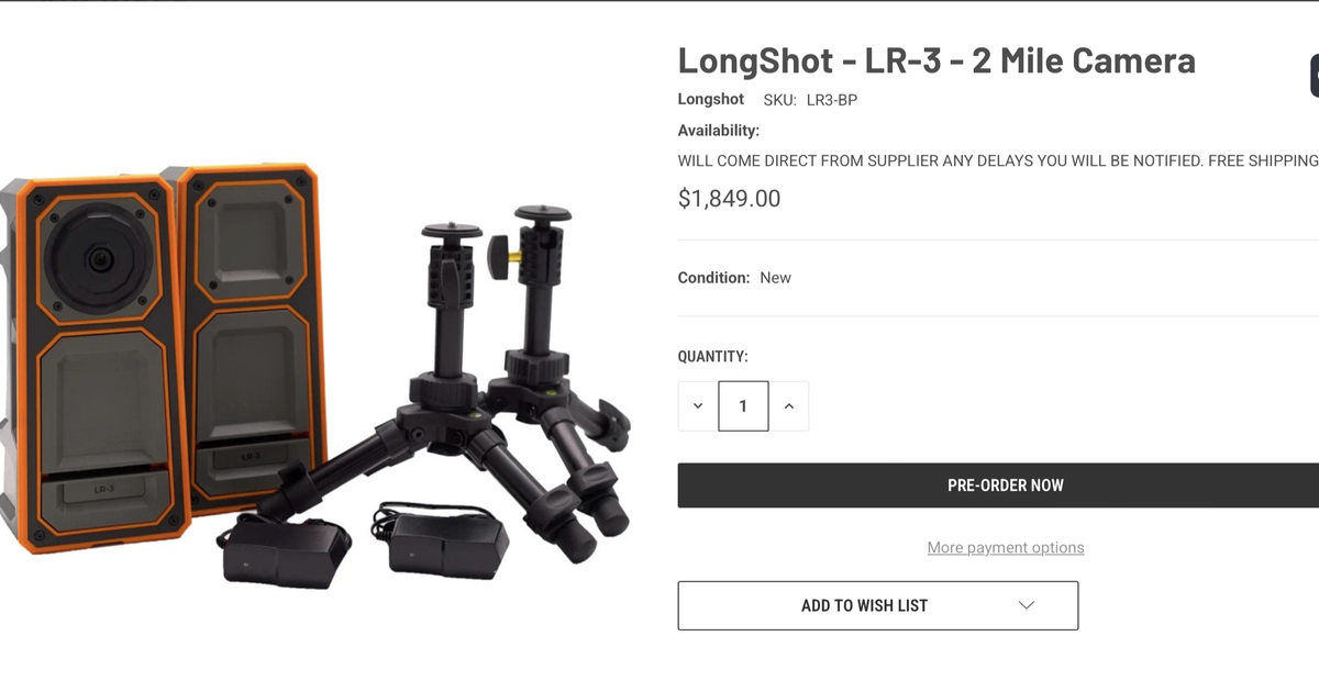 Long Shot Target Camera LR-3