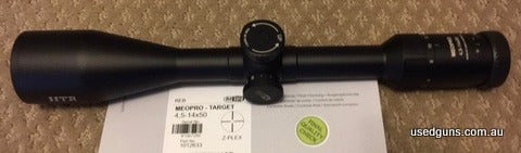 This is a great scope and came off my 6.5CM that I used for LR Z-Plex reticle, 1" tube matte finish, fast focus, side parallax, open turrets, dust covers in as 
