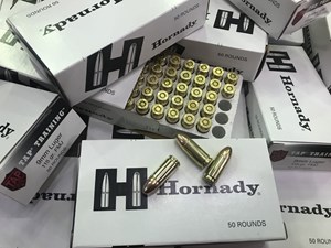 HORNADY
H90269
TAP TRAINING
9MM, 115GR, FMJ 
AMMUNITION

SPECIAL
$32.90 /PER 50
$309 /PER 500