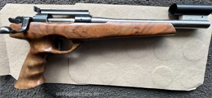 New shilen barrel fitted and just run in set up for big bore and both field pistol matches comes with extras