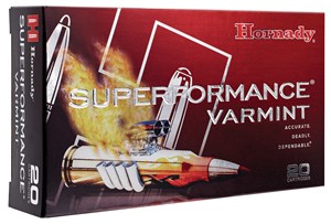 HORNADY
H8025
SUPERFORMANCE 
223REM, 53GR, VMAX
POLYMER TIP AMMO

$48.90 /PER 20
$220.05 /PER 100
$415.65 /PER 200