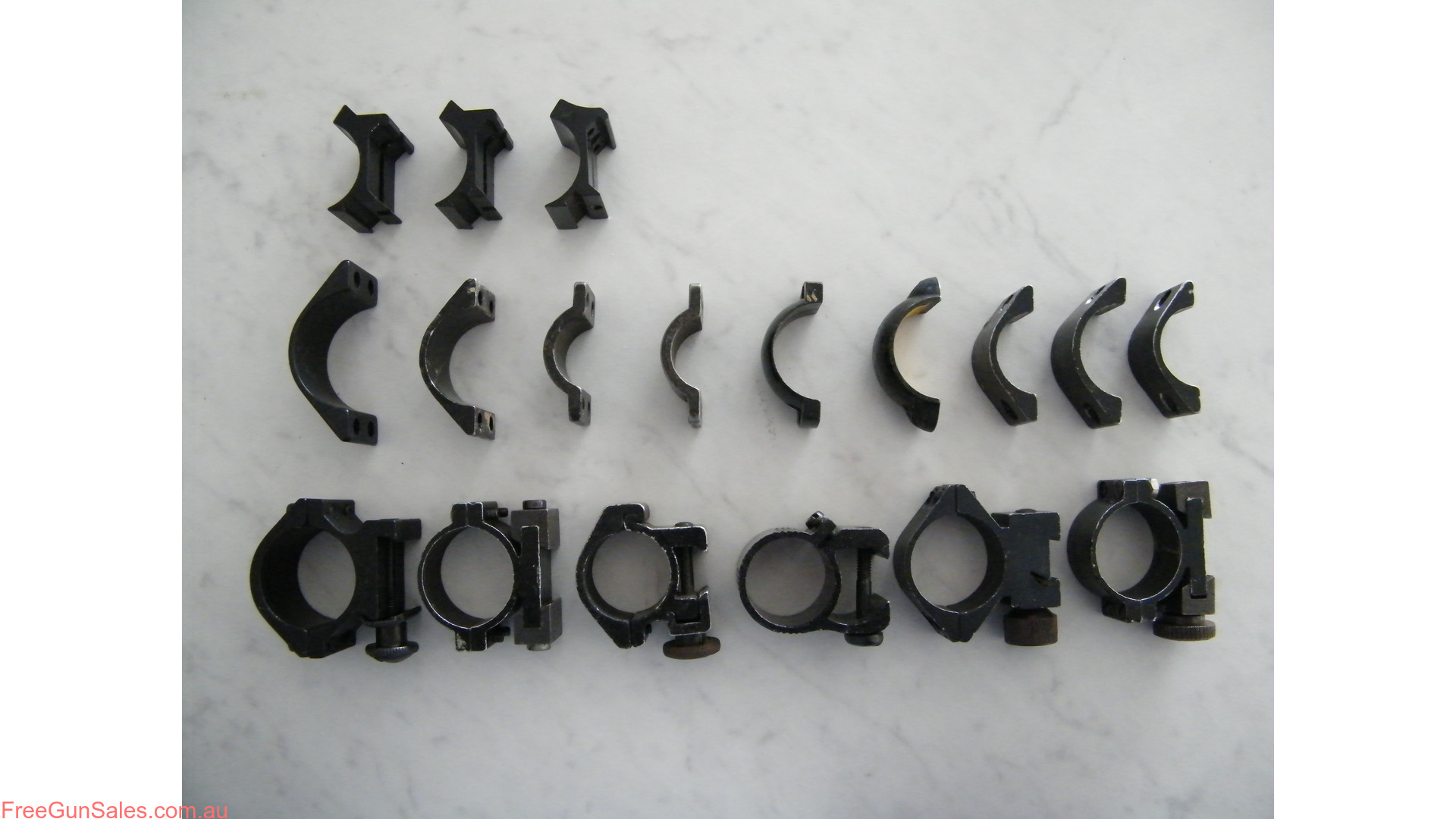 Scope Rings Aluminium Asst