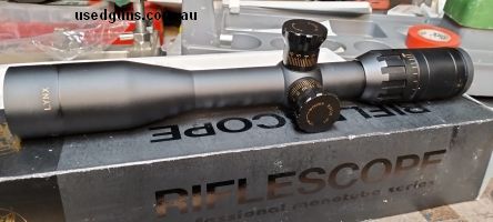 As new Lynx 20X42D fixed power 30mm tube Japanese made. Hash mark non illuminated. An excellent and robust scope that is less than a year old. Mounted but never