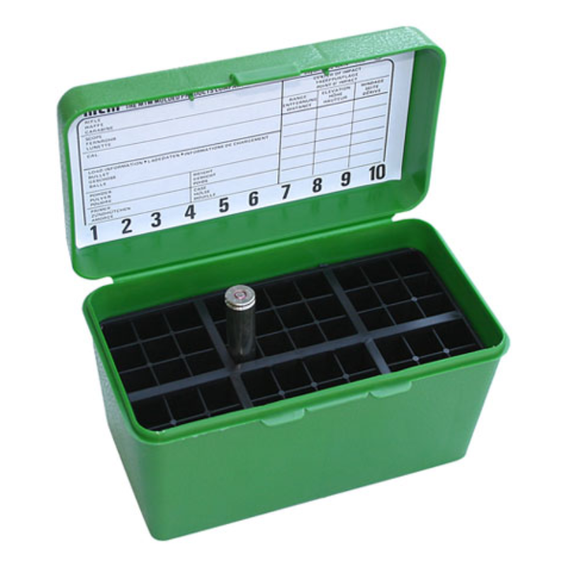 MTM 50 Round Ammo Box Deluxe 30/06-45 Green