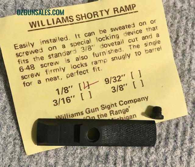 Williams Shorty Front Sight Ramp