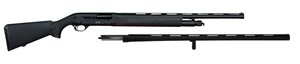 BUSHMEISTER 
BBA12CS 
BA-X12 COMBO
12 GAUGE, 5 SHOT
SYNTHETIC STOCK & FOREND
20" & 28" VENT RIB BARRELS - 
TWO BARRELS COMBO 
WITH CHOKES
CASED

SPECIAL NEW $615