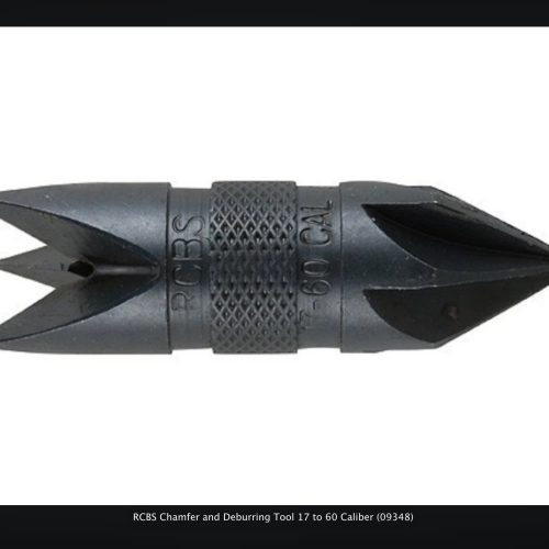 RCBS Deburring Tool 17 – 60 Calibre