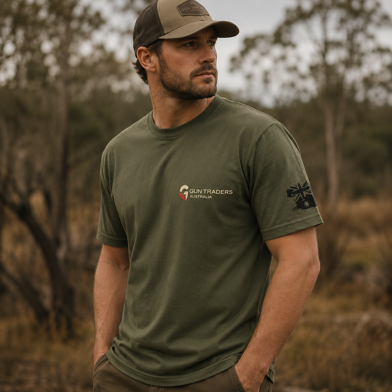 Gun Traders Pig & Deer T-SHIRT