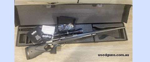 30.06 Sako S20 cerakoted in as new condition with Leupold 30mm mounts.   fired exactly 9 rounds. I have moved to QLD and this excellent rifle is excess to my ne