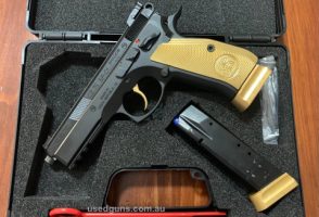 CZ SP01 Shadow Limited Edition 85th Anniversary, shot 1 rolling comp/1 box 50 rounds of ammo. Phenomenally accurate piece, presents "As New", a Safe Queen. Pric