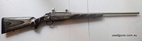 Stainless steel barrel. Laminate Stock. 3 round magazine. Scope mounts included. Optional scope negotiable. Excellent condition, and meticulously cared for. Fir